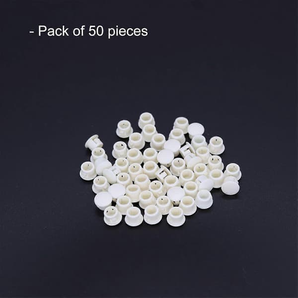 Hålpluggar Plast - 6mm - Rörinfälld Typ - 50 st