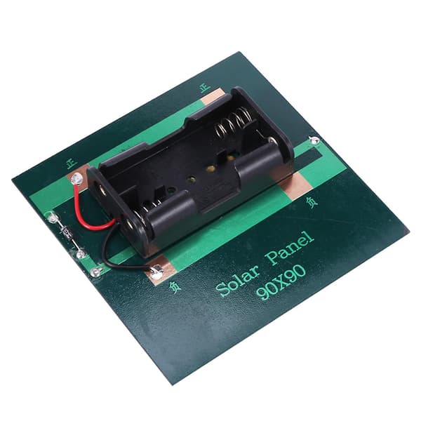 1w 4v Genopladelig Aa Batteri Solcelleoplader Med Til 2x