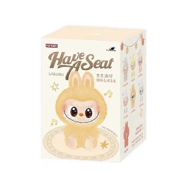 POP MART LABUBU The Monsters HAVE A SEAT Plysj Blind Box vxz