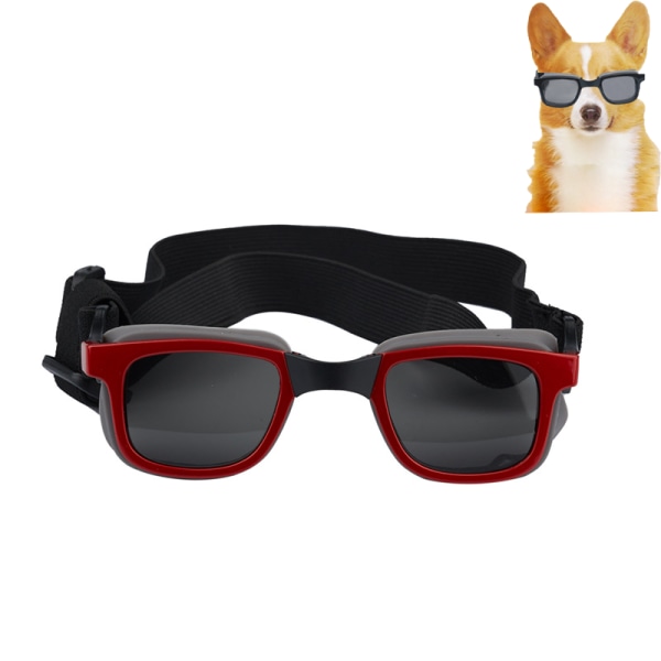 Hundebriller Pet Solbriller Øjenbeskyttelse Vandtæt vindtæt Re