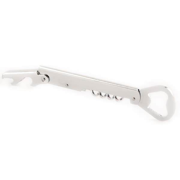 Flaskeåpner 14cm rustfritt stål (2 stk)