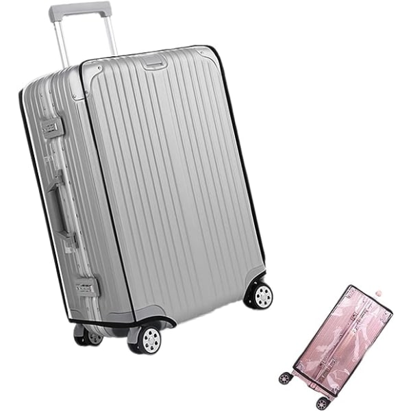 30 tommer PVC gennemsigtigt kuffertbetræk, rejsekuffertbeskyttende