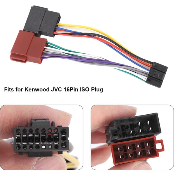 ISO 16-pin hun kabelstråleforbindelse til Kenwood NC