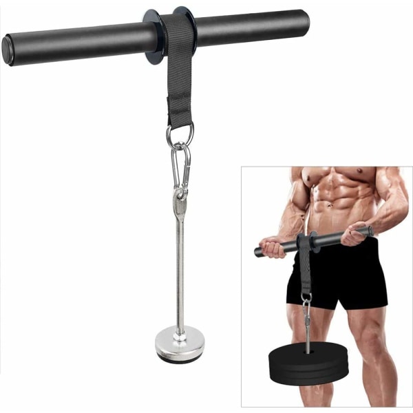 Håndledshjul forarm styrketrening, håndledshjul forarmstrener, bredt nylonbånd, sklisikkert treningsutstyr, hjemmetrening