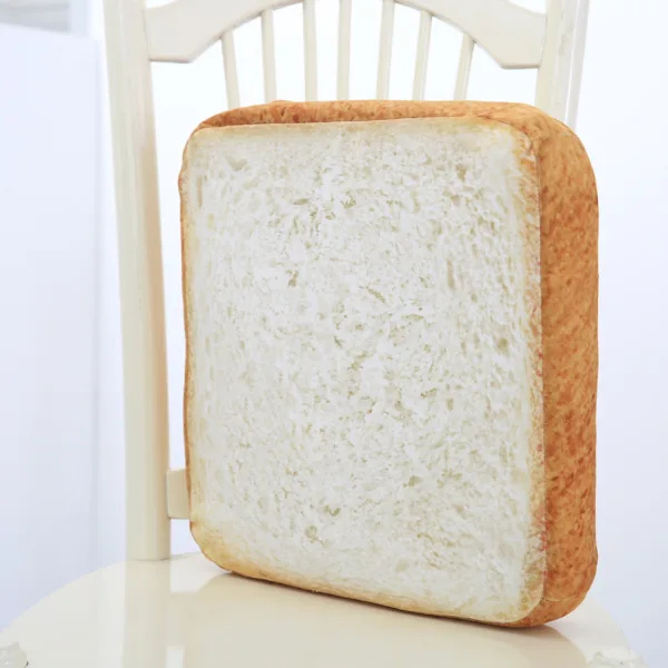 Brød Katteseng Toast Brød Kjæledyr Pute Myk Varmt Madrass Katte- og Hundebed 60cmx60cmx7cm