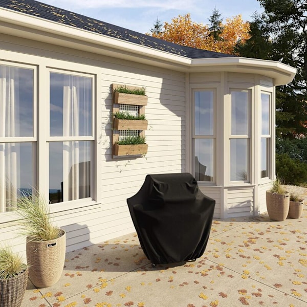 Gasolgrillöverdrag - XXL, svart