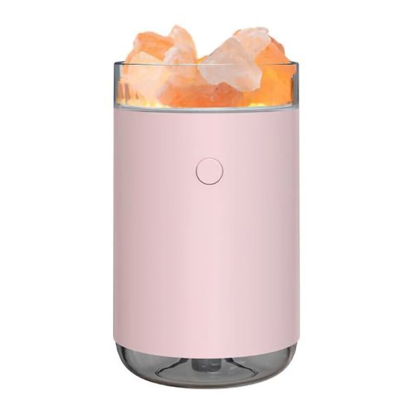 Ilmankostutin kristallisuolalla ja värillisellä valolla 260 ml Murdly-ilmankostutin hiljaisella USB:llä, eteerisillä öljyillä ja kannettavalla sumuilmankostuttimella