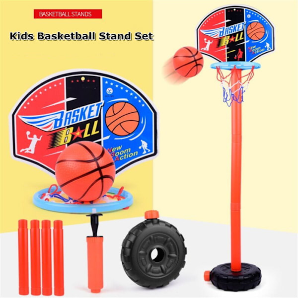 Justerbar Basketbollkorg med Ställ för Barn - Perfekt Present