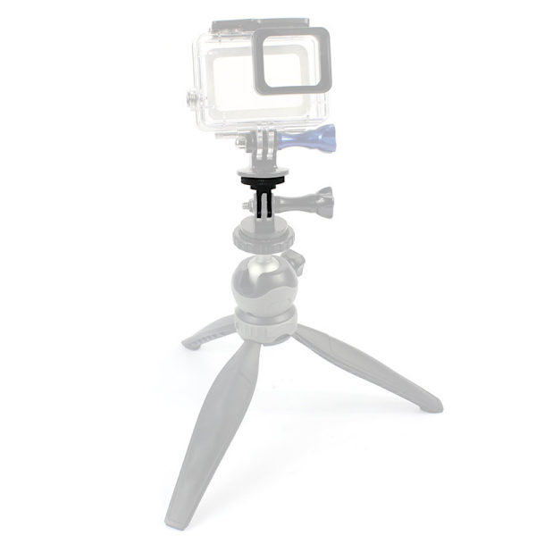 4 kpl:n Tripod-kiinnityssovitin Kameran pidikeadapteri Alumiini Tripod-adapteri SJCAM:lle, SJ4000:lle, XiaomiYi:lle, GoPro:lle, Insta360:lle, Sony:lle ja muille toimintakameroille