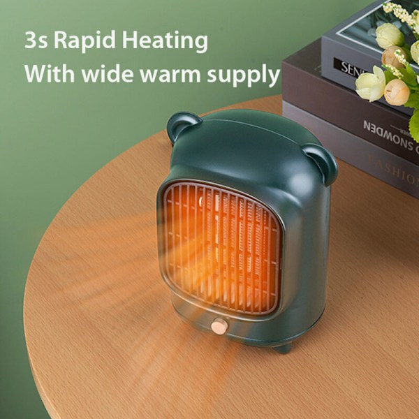 Toimiston sähkölämmitin 500 W 3 S Nopea lämmitys Välitön lämmitin PTC:llä Älykäs lämpötila/Lämmin Hot Outpool Mini Lämmitys EU/US lämmitys