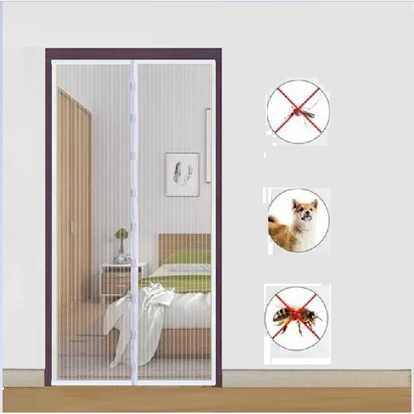 Strenggardin til dør, vinduesdekoration, rumdeler, soveværelsesdekoration, enkelt gardin til vindue