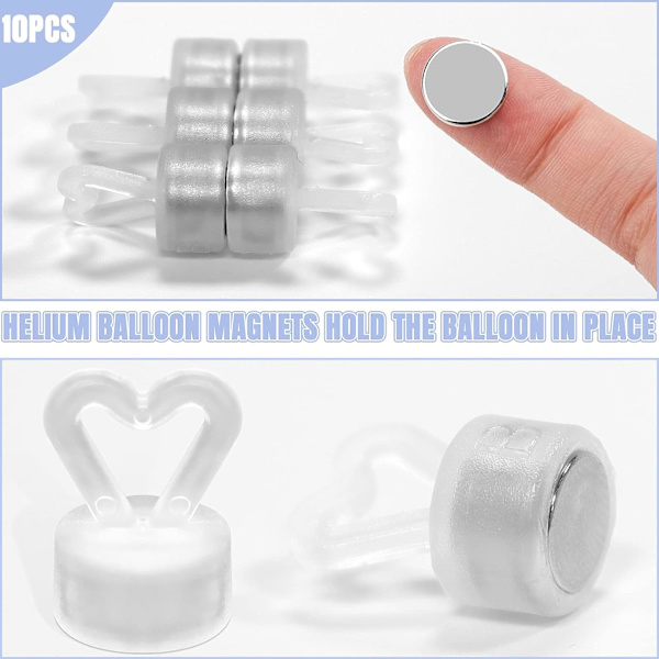 10 helium-ilmapallon painoa, muoviset ilmapallon painot, helium-ilmapallon painokartiot, toistuva käyttöpaino, hääjuhlaan syntymäpäiväkoristeluun