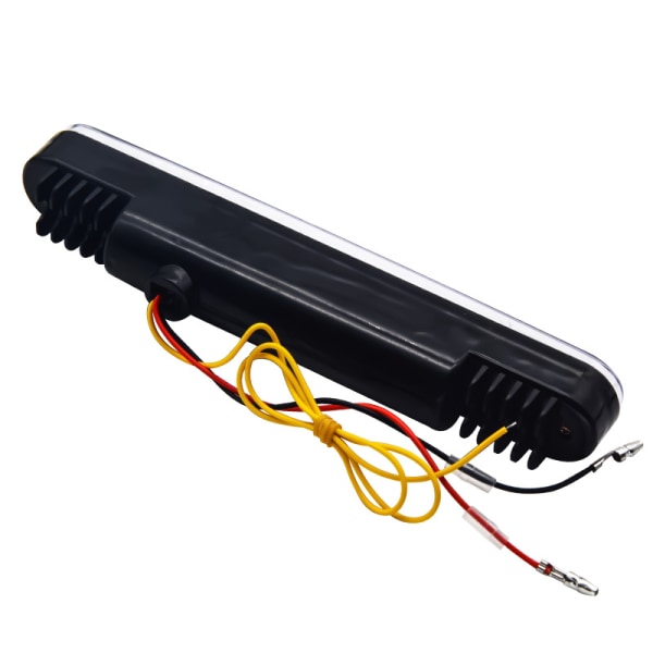 2 stk. x 30 LED SMD kørelys/automatisk blinklys/dagskørelys DRL TFL med blinklysfunktion i gul farve