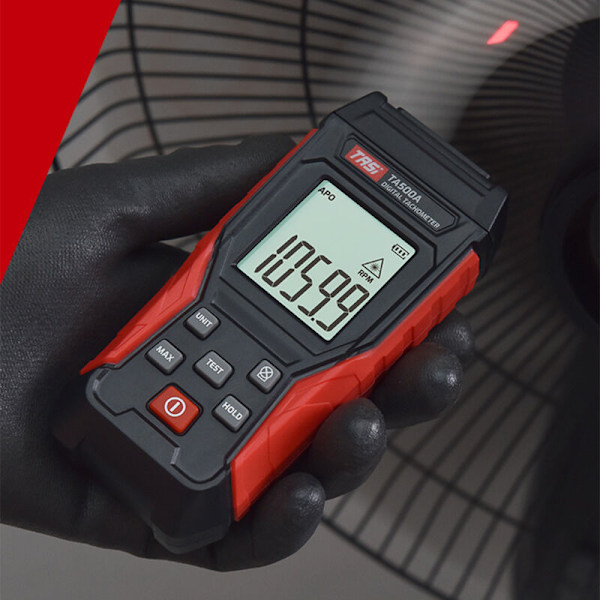 Digital varvräknare Tasi Mini Department Tester Utan Kontakt Display LCD TACHY DOCUMER Portabel för motortillverkning hjultillverkning biltillverkning bogsering