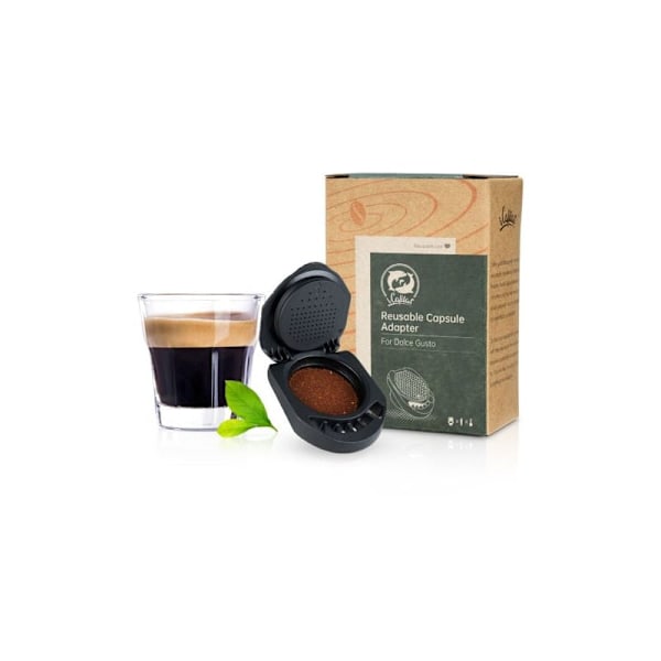 Påfyllningsbara kaffekapslar för Dolce Gusto, Återanvändbar kapsel, Daglig adapter, Konvertering, Kompatibel med Genio, Kaffemaskinstillbehör