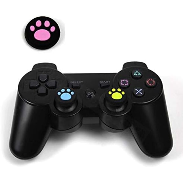 Silikonebeskyttende cover til Sony PS3 PS4 PS2 Xbox One Xbox 360 Xbox One X S PS4 Pro Gamepad Controller Rød+Blå Kattemønster