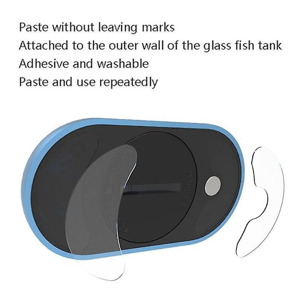 Fahrenheit Akvarietermometer, LCD Akvarietermometer Digitalt Nøjagtigt Akvarium Vandtæt Termometer Akvarium