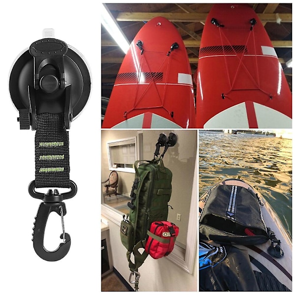 4-pack Utomhus Sugkoppsankare Fästkrokar Bind Campingtält Som Bilsidessolskydd Pooltält Tältfästkrokar Universal Orange