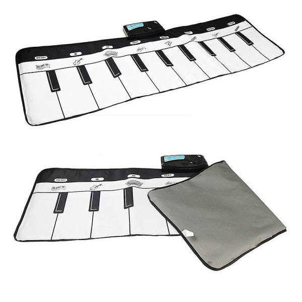 Elektronisk pianomatta för barn Överdimensionerad hopfällbar pedagogisk filt
