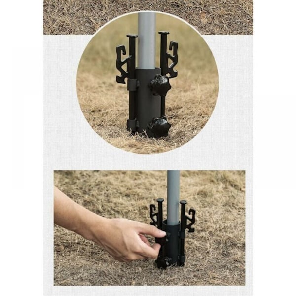 Metal parasolfod, Balkonrækværk holder holder holder telt telt telt