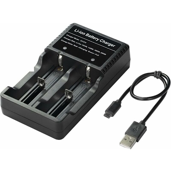 Ladda Ditt Batteri Överallt 18650 Batteriladdare för 3.7V 18650 14500 16340 26650 Batterier, Batteri ingår ej LO-Ron