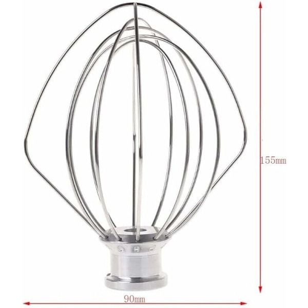 K45WW Rustfri Stål Piskeris til KitchenAid