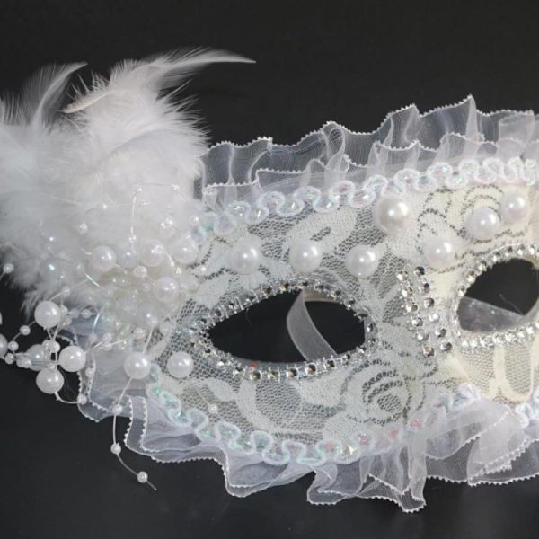 Maskeradmasker Halloween Kostymmasker Karnevalsmasker Par Maskeraddräkter