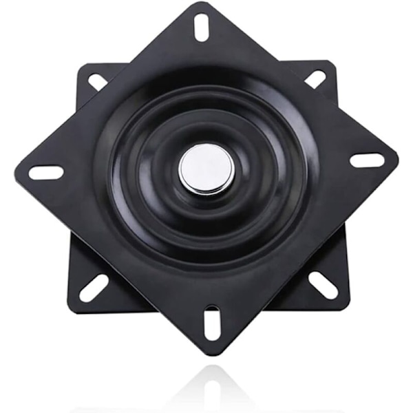 Firkantet rullelager, 15 cm, dreibar base, for sofa TV-møbler og barkrakk, svart