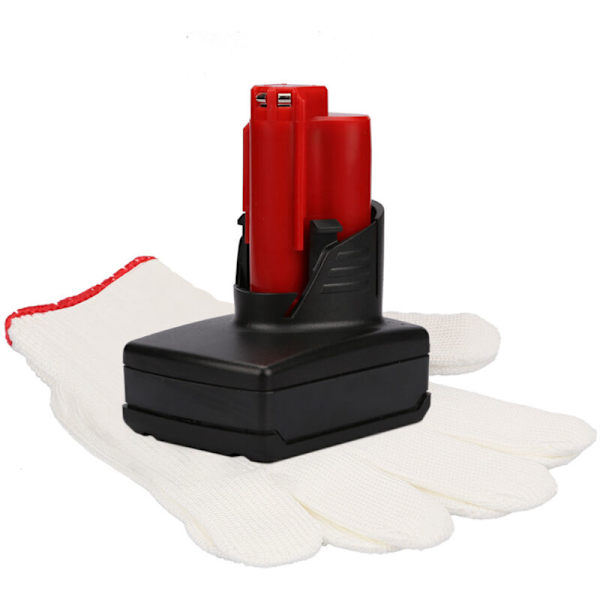 6000mAh MIL Li-ion Batteri til Miwaukee 12V 48-11-2401, 48-11-2402, C12B, C12BX, M12 2432-20, 2432-22, 2446-20, 2446-21XC, 2450-20, 2450-22, 2451, 2451-20, 2451-