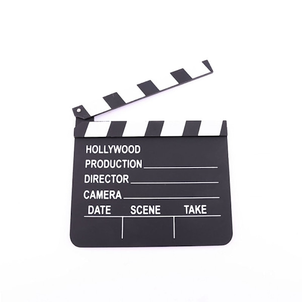 3 stk. Hollywood filmklap, sort