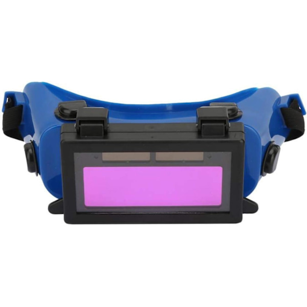 Svetsglasögon (blå), automatisk solskyddande ögonmask svetsglasögon