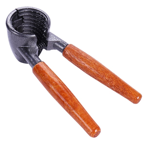 Champagne Tongs and Nutcracker, Wood/Diecast Aluminum, Brown/Black,