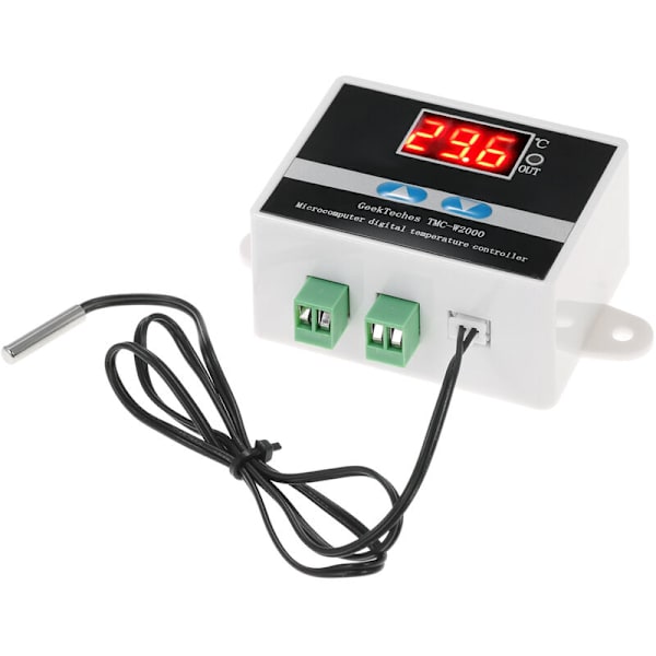 Robot Temperaturtermostat og Programmer TMC-W2000 Høj Præcision Termostat Akvarium Temperaturstyring Vandtæt Probe DC12V 120W,DC12V
