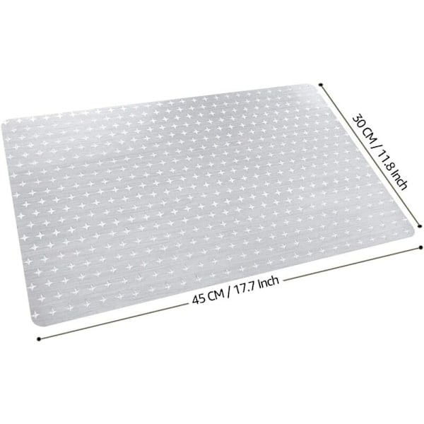 Cartorne Bordstablett Set Tecknad Design Set om 2 Bordstabletter Plast PVC Icke-hård Bordstablett Rektangulär Anti-halk Värmebeständig Lätt att rengöra