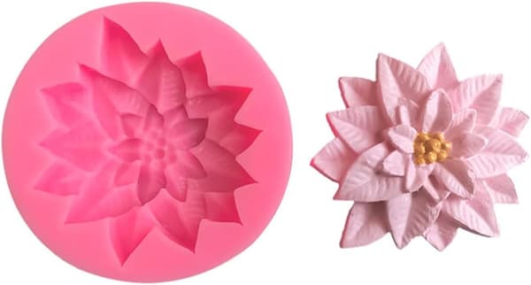 2 stk. Jule Holly Leaf Chokoladeforme 3D Silikoneforme Sukkerterningforme Genanvendelige Glasurforme Lerforme Slik Bageværktøj