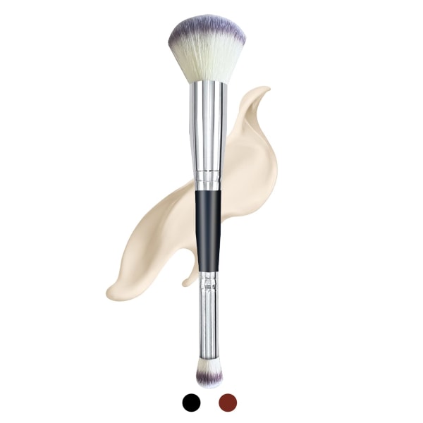 Makeup Brushes Dual-ended Foundation Brush Concealer Brush, 2-i-1 makeup børster til blanding af pulverbørste Makeup børste