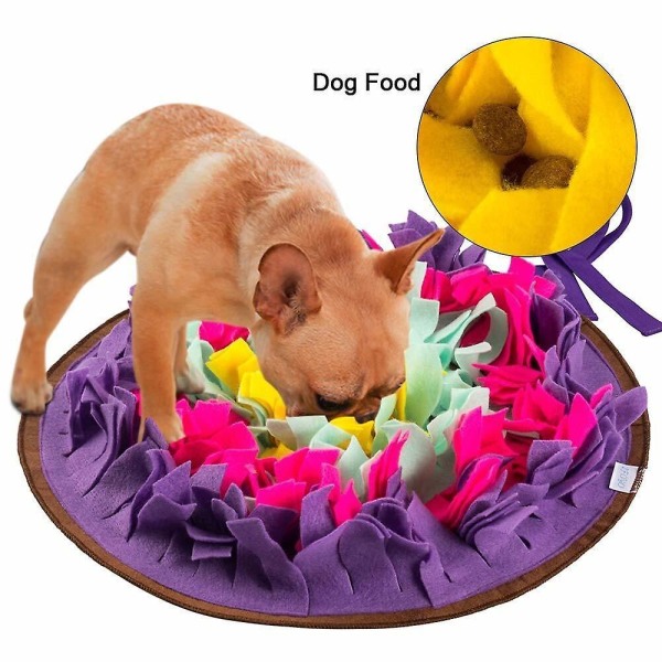 Pet Sniffing Mat Vaskbar Hund Kat Lugt Træning Pad Forbruge Power45*75cm
