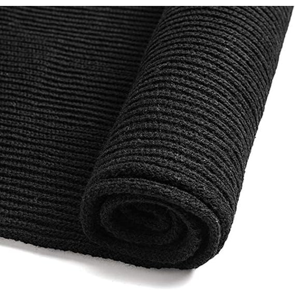 Varm höst- och vinterscarf, unisex enfärgad vinterhals varm stickad garnscarf 180cm