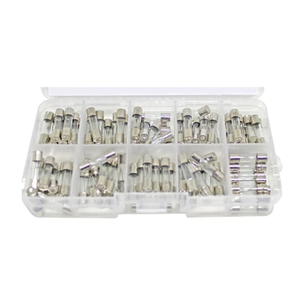 Sikringer 100 stk, 520mm sikring, hurtigsikring 0.25a6a