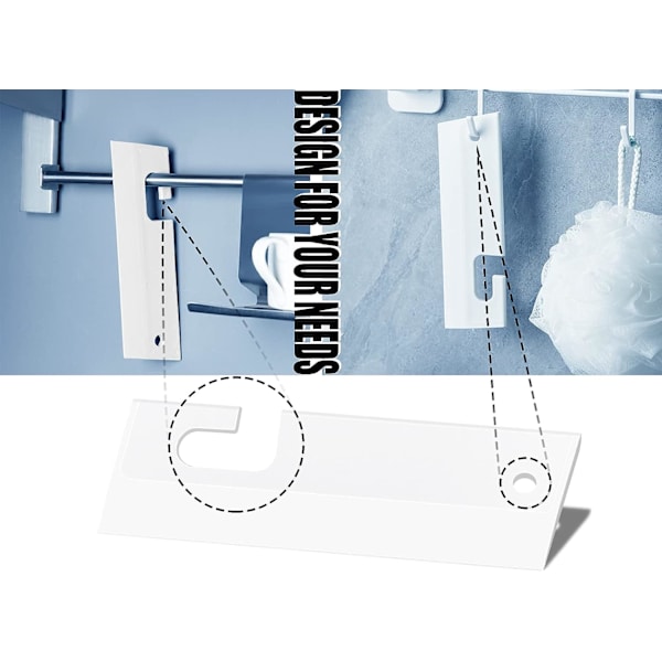 2-pack silikonskrapa för dusch för fönsterrengöring, vit, med silikontorkarblad, för spegel, badrum, kök, matbord, bil, 7 x 21 cm/