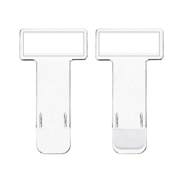 5 stk. parkeringsbillet holder parkeringsbillet holder plastik stick-on klar timing billet holder