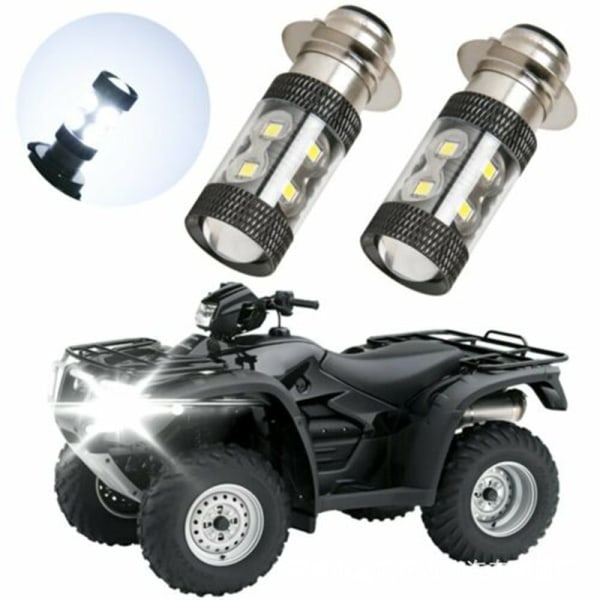 H6m LED-frontlykter for Yamaha ATV thsinde hvitt lys