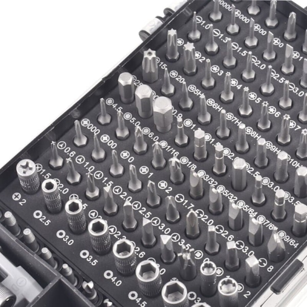 135 i 1 Precision Mini Magnetisk Skruvmejsel Reparationsverktygssats, Lätt att Bära, Lämplig för Reparation av Smartphones, iPhones, Datorer, Klockor, Kameror
