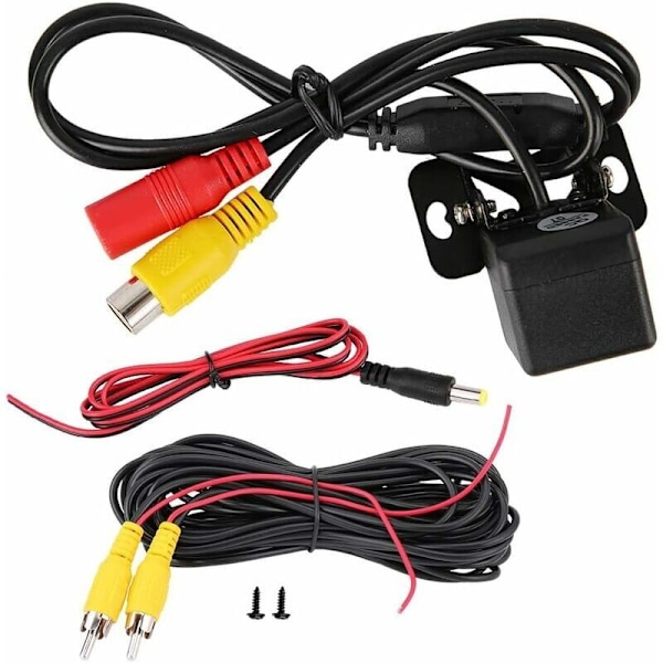 Övervakningskamera för inom- och utomhusbruk, för bilens backkamera, backkamera IP68 Vattentät 8 LED Backup Parkerings Mörkerseende Parkering