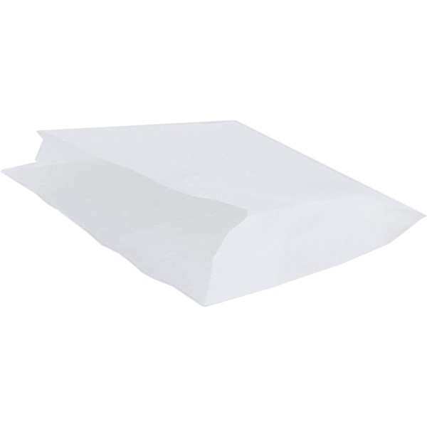 100 stk. morgenmadspapirposer - Ziploc-poser til toast, brød, rundstykker og frugt - Størrelse: 13*8*24cm