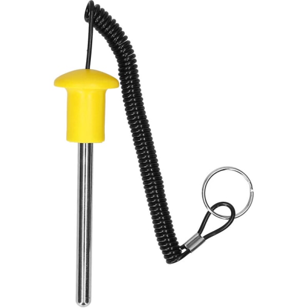 Tilbehør til treningsutstyr, justerbar magnetlås med håndtak (gul 10*105)