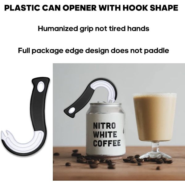 Enkel ringöppnare Ring Pull Can Opener Easy Ring Pull Can Opener Manuell ringöppnare för ringpullburkar