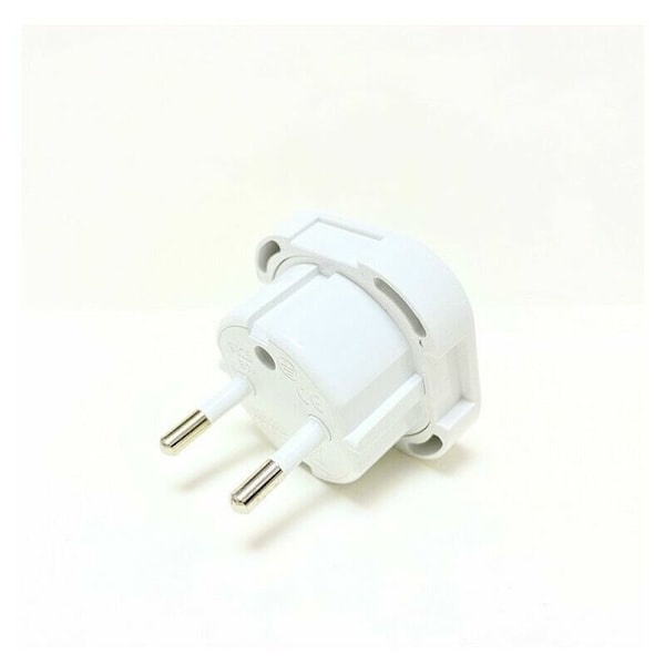 Reiseadapter - Britisk 3 Britisk Standard Hvite Standard Pins til europeisk standard kontakt,