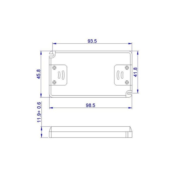 LED Transformator - 6W, 12V DC, 0.25A - Konstant Spänning för LED-strips och G4, MR11, MR16 LED-lampor