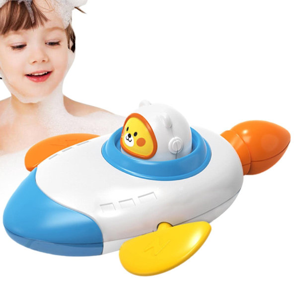 Badekar Legetøj - Sød Rumraket, Seje Pool Legetøj, Svømme Legetøj, Badebåd, Bade Legetøj, Børnefødselsdagsgaver